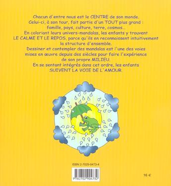 Couverture du livre « Mandalas nouveaux pour les enfants » de  aux éditions Courrier Du Livre