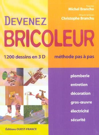 Couverture du livre « Devenez bricoleur » de Michel Branchu aux éditions Ouest France