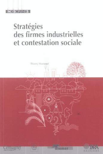 Couverture du livre « Stratégies des firmes industrielles et contestation sociale » de Thierry Hommel aux éditions Quae