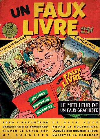 Couverture du livre « Un faux livre T.1 » de  aux éditions Delcourt