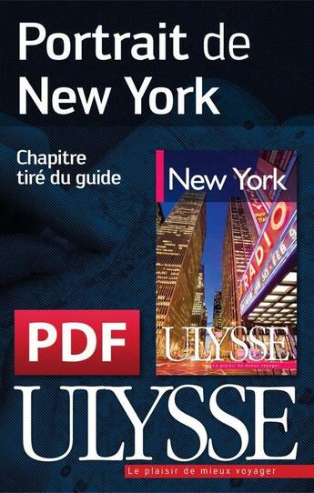 Couverture du livre « Portrait de New York » de  aux éditions Ulysse