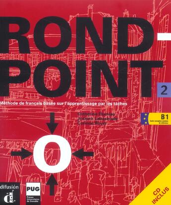 Couverture du livre « ROND POINT ; NIVEAU 2 » de Labascoule aux éditions La Maison Des Langues