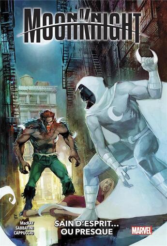 Couverture du livre « Moon Knight Tome 3 : Sain d'esprit... ou presque » de Jed Mackay et Federico Sabbatini aux éditions Panini