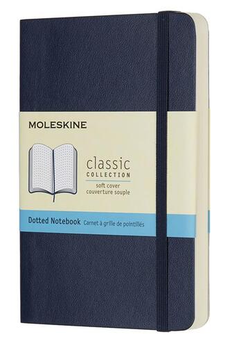 Couverture du livre « Carnet pointillé poche souple saphir » de  aux éditions Moleskine