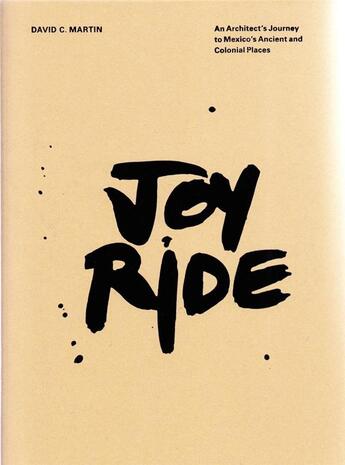 Couverture du livre « Joy ride » de David Martin aux éditions Acc Art Books