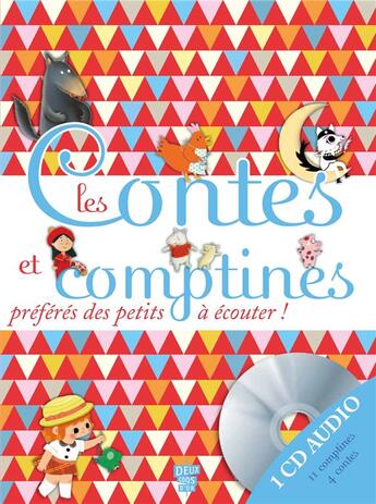 Couverture du livre « Les contes et comptines préférés des petits » de  aux éditions Deux Coqs D'or