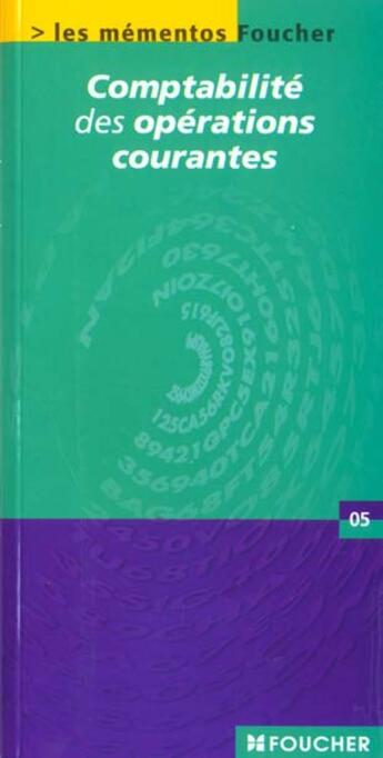 Couverture du livre « Comptabilite Des Operations Courantes » de Senat aux éditions Foucher