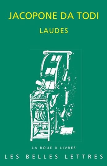 Couverture du livre « Laudes » de Jacopone Da Todi aux éditions Belles Lettres