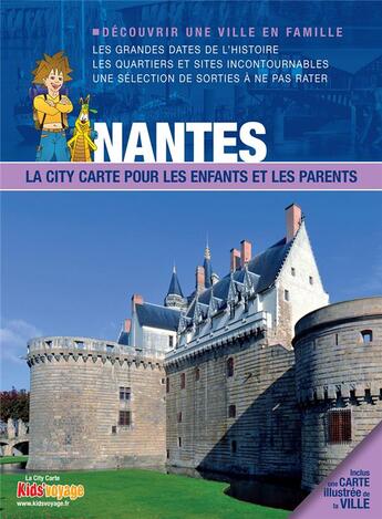 Couverture du livre « Nantes city carte » de  aux éditions Itak