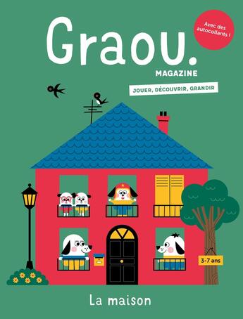 Couverture du livre « Magazine Graou n°44 La maison - Oct/nov 2024 » de Gwe/Barraud/Bustos aux éditions Maison Georges