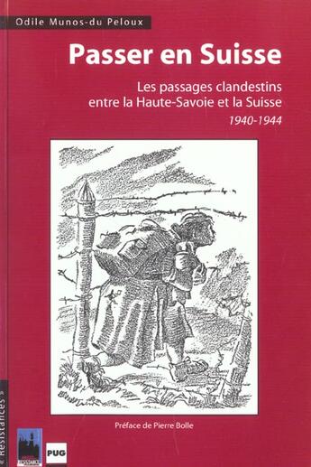 Couverture du livre « Passer en suisse.les passages clandestins entre hte savoie » de Munos aux éditions Pu De Grenoble