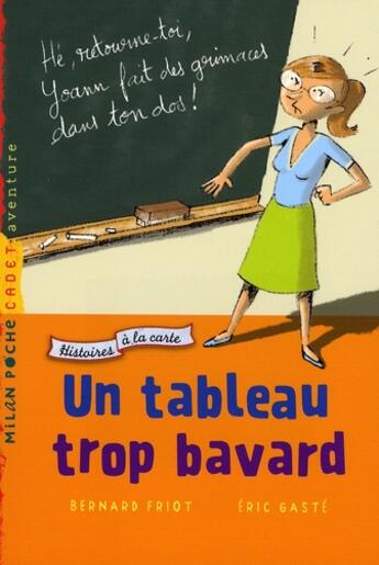 Couverture du livre « Un tableau trop bavard » de Bernard Friot aux éditions Milan