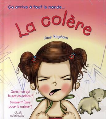 Couverture du livre « La colère » de Jane Bingham aux éditions Les Deux Souris