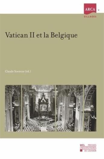 Couverture du livre « Vatican Ii Et La Belgique » de Soetens C aux éditions Pu De Louvain