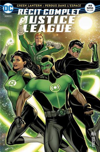 Couverture du livre « Justice League récit complet n.8 : perdus dans l'espace » de  aux éditions Urban Comics Press