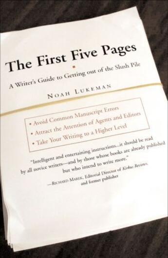 Couverture du livre « The First Five Pages » de Lukeman Noah aux éditions Touchstone