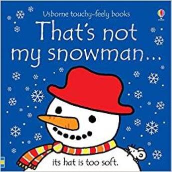 Couverture du livre « That's not my snow man » de Fiona Watt aux éditions Usborne