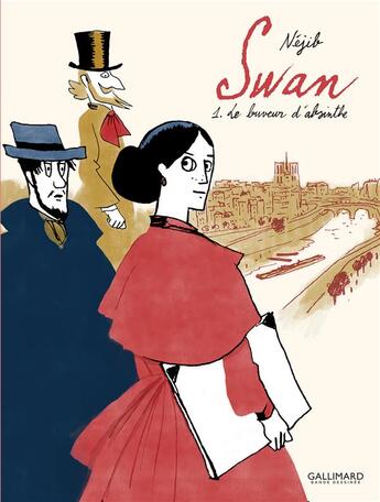 Couverture du livre « Swan Tome 1 : le buveur d'absinthe » de Nejib aux éditions Bayou Gallisol