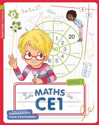 Couverture du livre « Les maths du CE1 ; niveau 3 » de Marie-Pierre Laforgue aux éditions Pere Castor