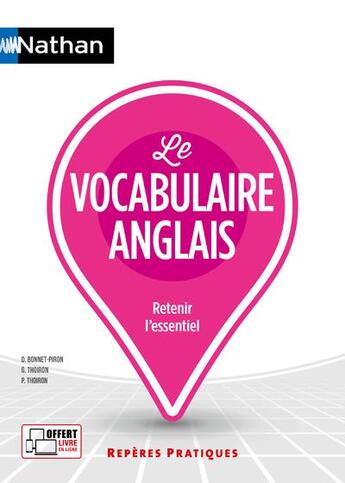 Couverture du livre « Le vocabulaire anglais - reperes pratiques n 19 - 2020 » de  aux éditions Nathan