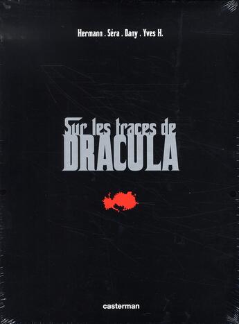 Couverture du livre « Coffret sur les traces de dracula ; vlad l'empaleur ; bram stoker ; transylvania (édition 2006) » de Hermann / Sera / Dan aux éditions Casterman