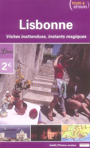 Couverture du livre « Lisbonne - tours et detours » de  aux éditions J'ai Lu