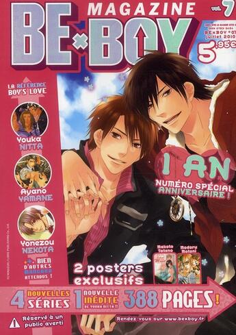 Couverture du livre « BE X BOY Tome 7 » de Be X Boy aux éditions Kaze