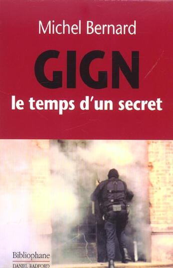 Couverture du livre « Gign ; le temps d'un secret » de Michel Bernard aux éditions Bibliophane-daniel Radford