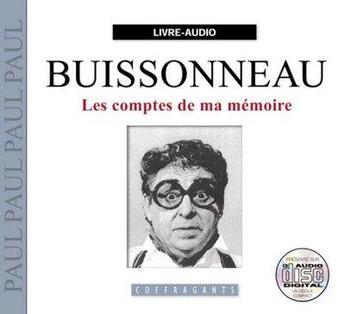 Couverture du livre « Les comptes de ma memoire » de Buissonneau aux éditions Stanke Alexandre