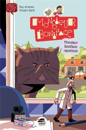 Couverture du livre « Monsieur Boniface rapetisse » de Guy Jimenes et Vincent Sorel aux éditions Oskar