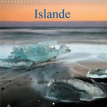 Couverture du livre « Islande calendrier mural 2020 300 300 mm square - photos de paysages fascinants » de Grosskopf Raine aux éditions Calvendo