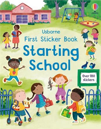 Couverture du livre « Sticker book : starting school » de Bathie Holly et Joanne Partis aux éditions Usborne