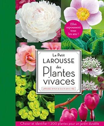 Couverture du livre « Le petit larousse des plantes vivaces » de  aux éditions Larousse