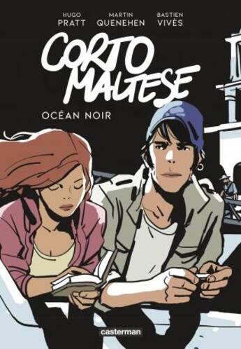 Couverture du livre « Corto Maltese : océan noir » de Hugo Pratt et Martin Quenehen et Bastien Vives aux éditions Casterman