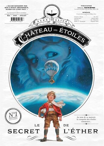 Couverture du livre « Le château des étoiles n.1 ; le secret de l'éther » de Alex Alice aux éditions Rue De Sevres