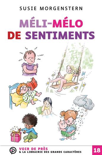 Couverture du livre « Meli-melo de sentiments » de Susie Morgenstern aux éditions Voir De Pres