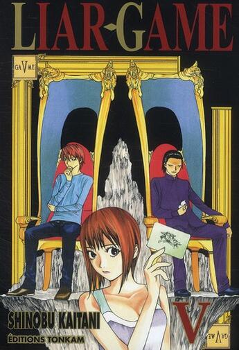 Couverture du livre « Liar game Tome 5 » de Shinobu Kaitani aux éditions Delcourt