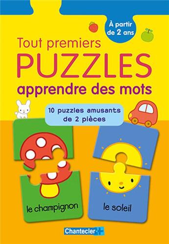 Couverture du livre « Tout premiers puzzles premiers mots » de  aux éditions Chantecler