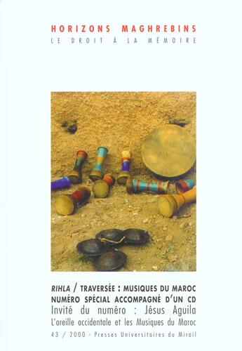 Couverture du livre « Musiques du maroc » de  aux éditions Pu Du Midi