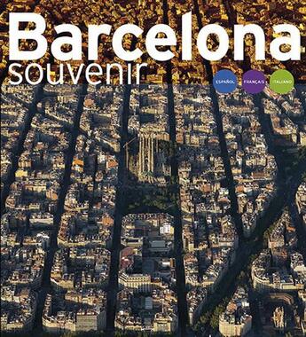 Couverture du livre « Barcelona souvenir (esp-fra-ital) » de Vivas P-Calzado B aux éditions Triangle Postals