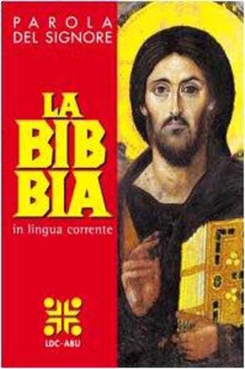 Couverture du livre « Bible en italien / parola del signore rouge avec deuterocanoniques » de  aux éditions Bibli'o