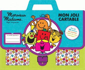 Couverture du livre « Mon Joli Cartable Monsieur Madame » de  aux éditions Hachette