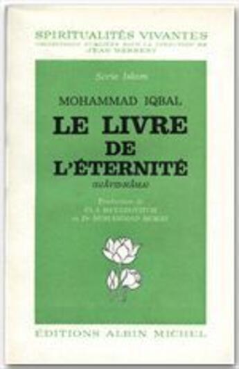 Couverture du livre « Le livre de l'éternité » de Mohammad Iqbal aux éditions Albin Michel