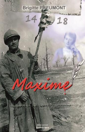 Couverture du livre « Maxime » de Brigitte Preumont aux éditions Editions Maia