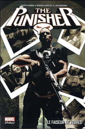 Couverture du livre « The Punisher Tome 5 : le faiseur de veuves » de Garth Ennis et Lan Medina et Goran Parlov aux éditions Panini