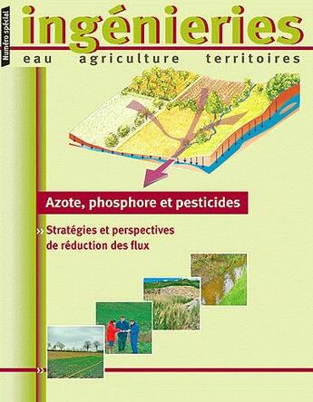 Couverture du livre « Azote, phosphore et pesticides ; stratégies et perspectives de réduction des flux » de Payraudeau Gregoire aux éditions Cemagref