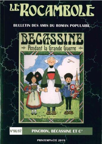 Couverture du livre « Rocambole 86-87 / pinchon, becassine et c » de Assoc. Amis Roman Po aux éditions Encrage