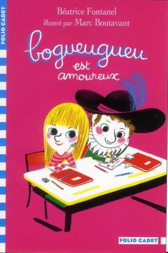 Couverture du livre « Bogueugueu est amoureux » de Beatrice Fontanel aux éditions Gallimard-jeunesse