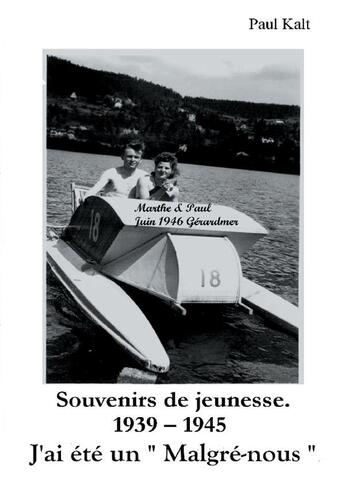 Couverture du livre « Souvenirs de jeunesse 1939-1945 » de Paul Kalt aux éditions Books On Demand