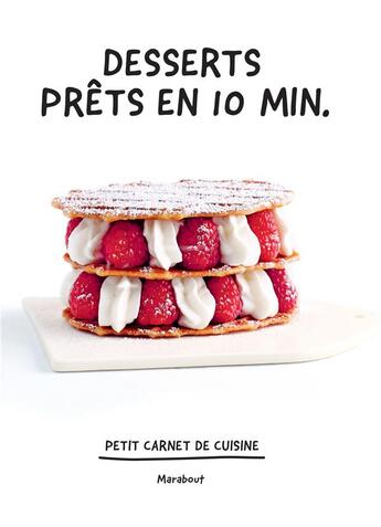 Couverture du livre « Cuisine de poche - desserts prets en 10 min. » de  aux éditions Marabout